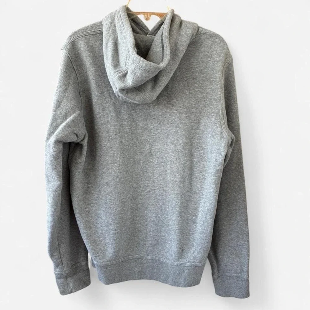 Nike grey cotton hoodie with‎ embroidered swoosh Size M
